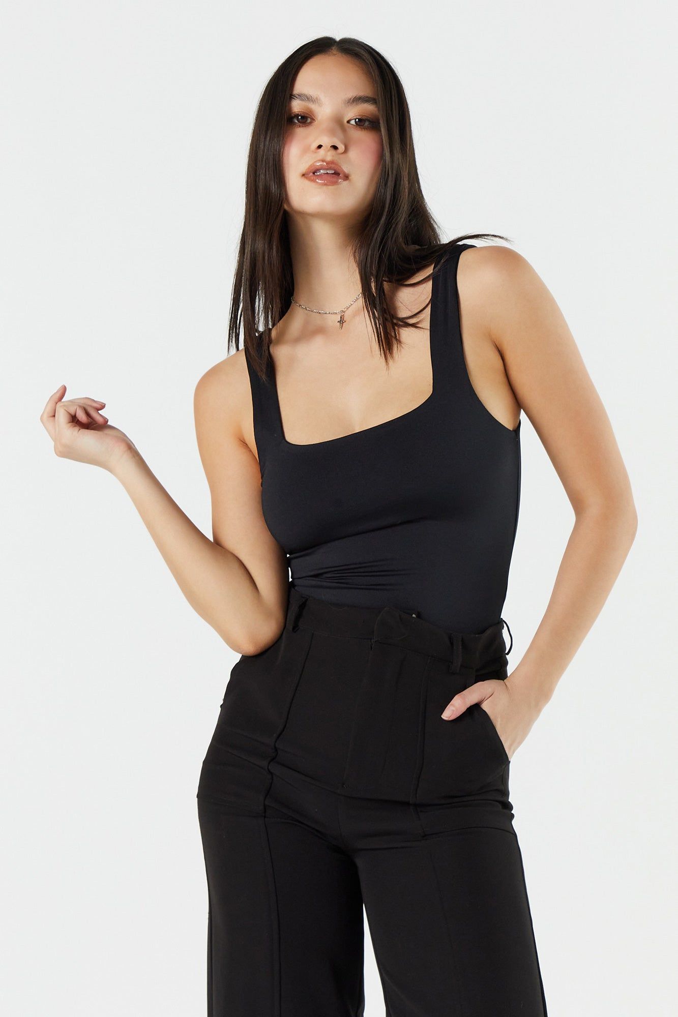 Square Neck Contour Bodysuit sold by Urban Planet product image thumbnail 6