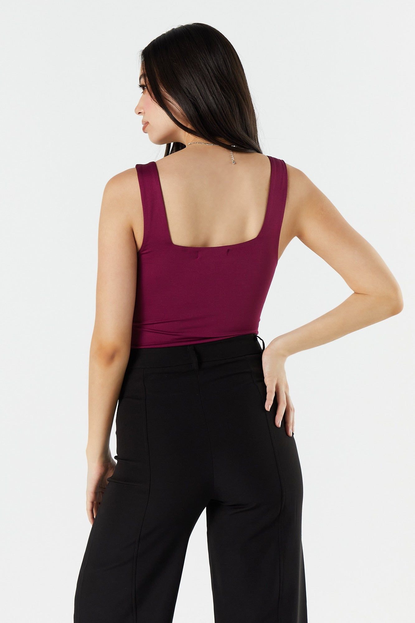 Square Neck Contour Bodysuit sold by Urban Planet product image thumbnail 2
