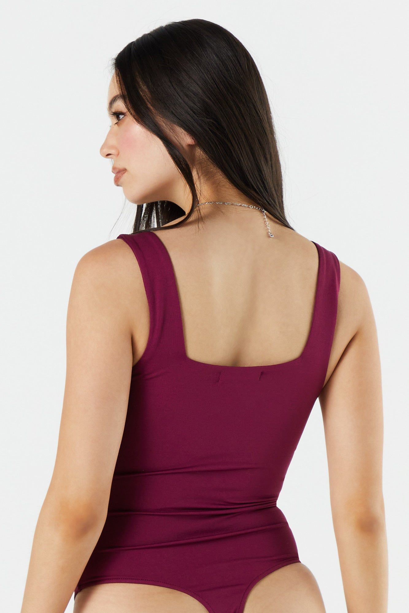 Square Neck Contour Bodysuit sold by Urban Planet product image thumbnail 4