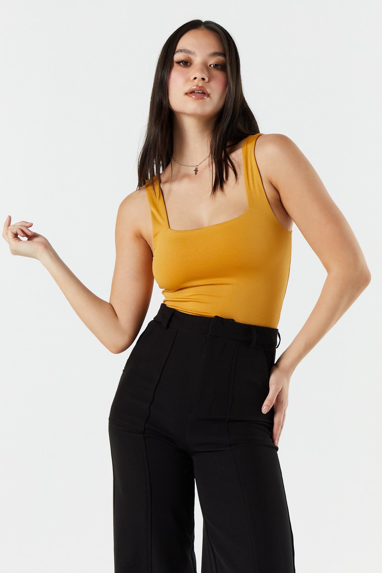 Square Neck Contour Bodysuit sold by Urban Planet product image thumbnail 21