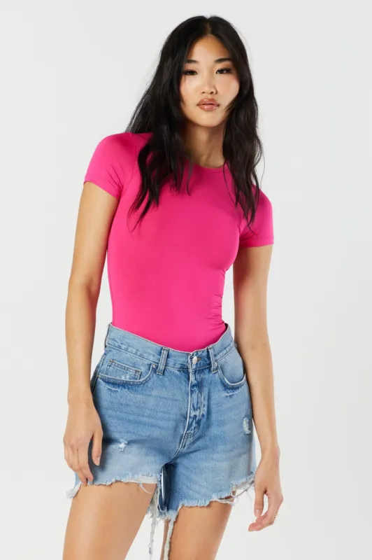 Contour Crew Neck Short Sleeve Bodysuit sold by Urban Planet