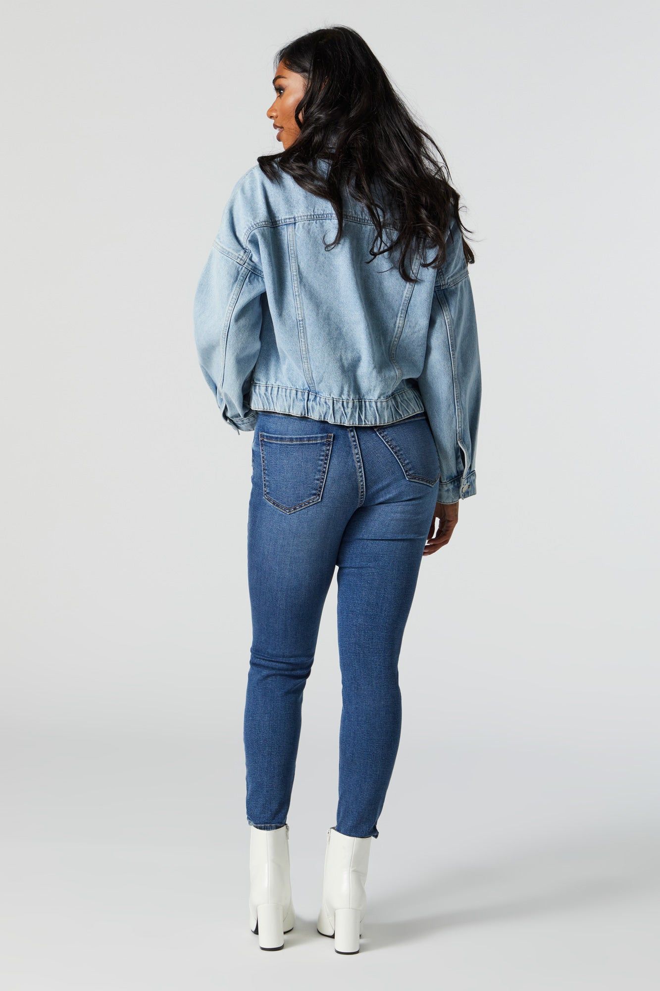 Miami Dark Wash High Rise Skinny Jean sold by Urban Planet product image thumbnail 3