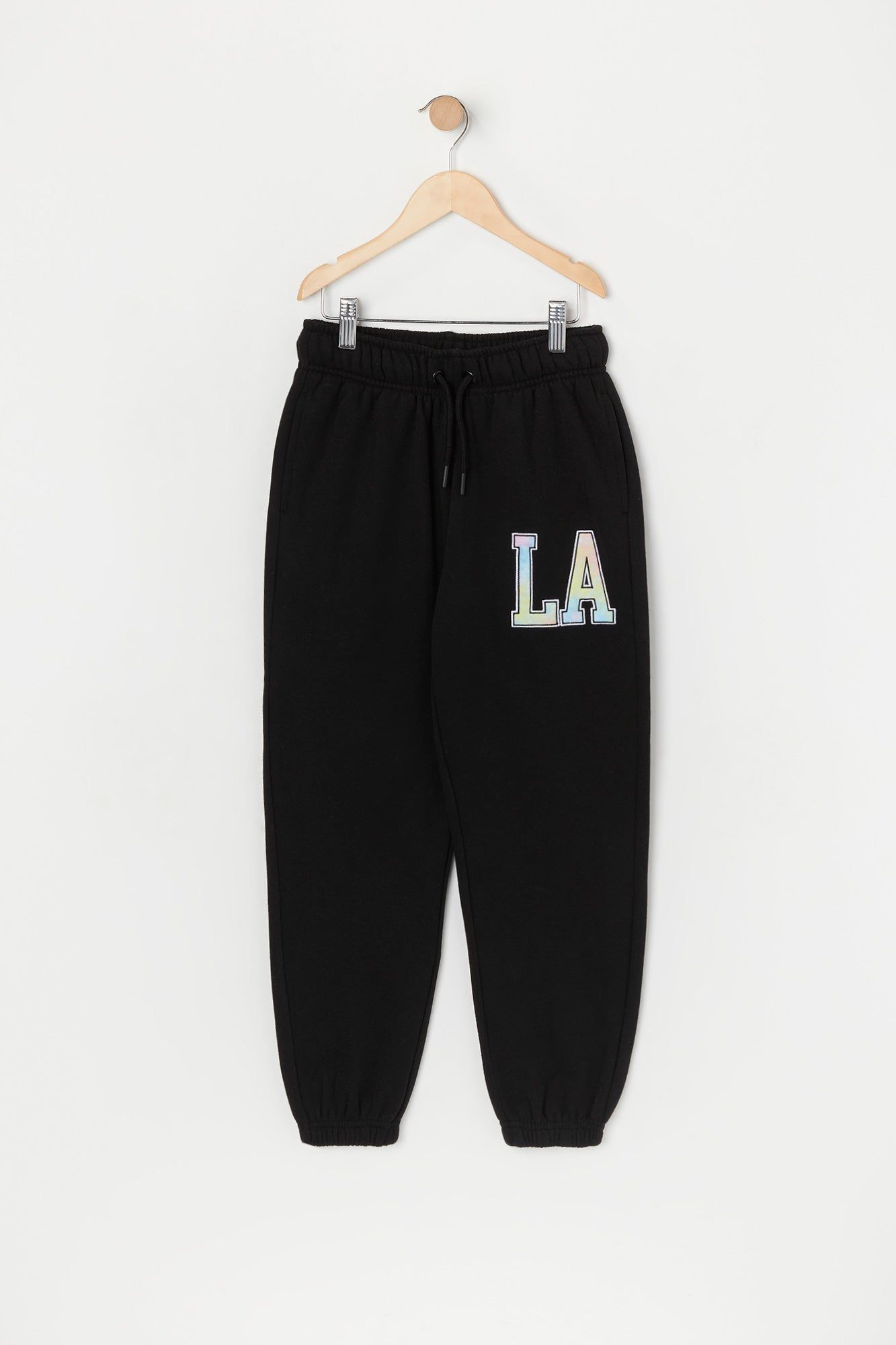 Girls LA Twill Embroidered Boyfriend Jogger sold by Urban Planet
