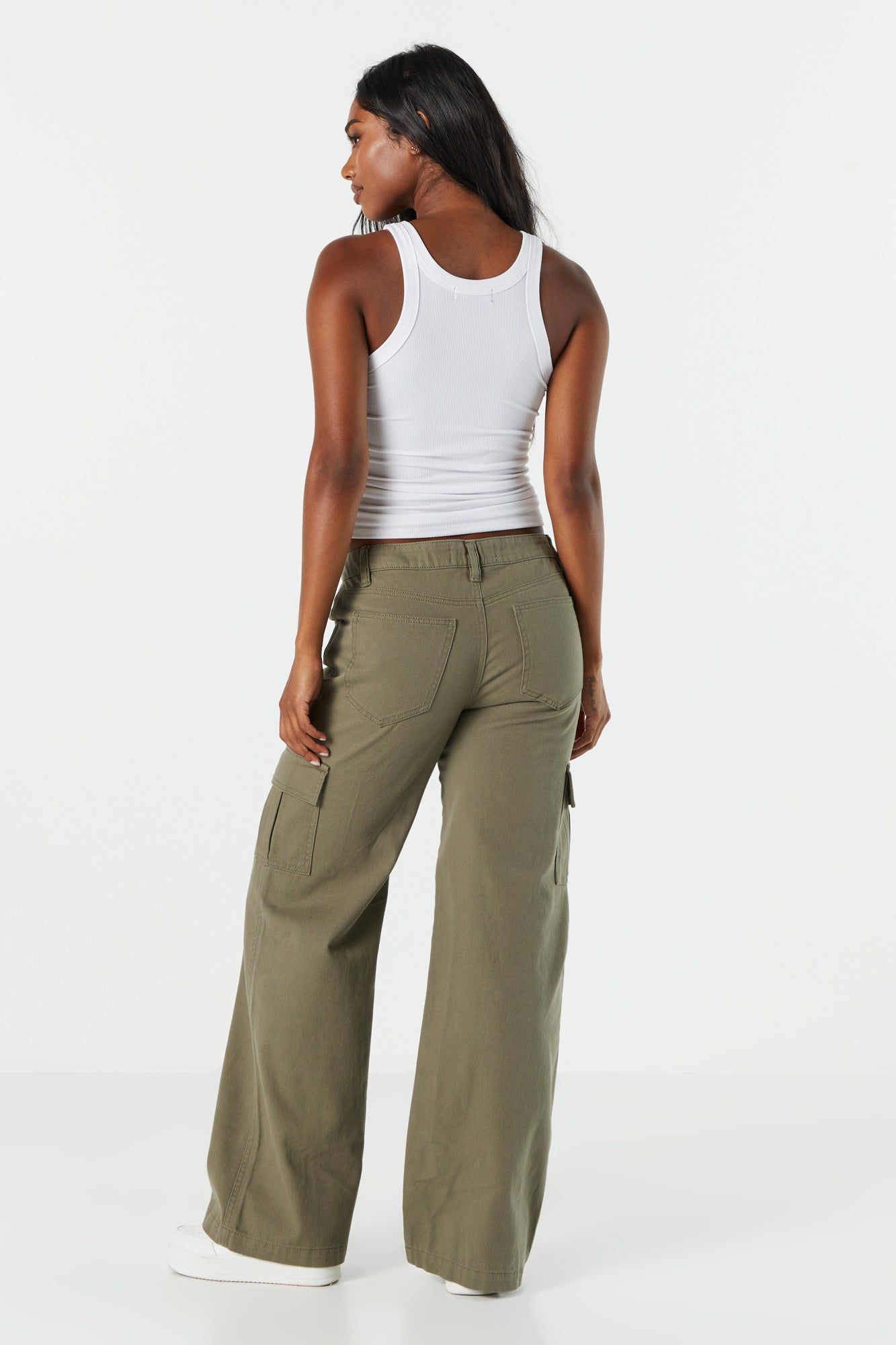 Jean en denim taureau cargo à jambe large sold by Urban Planet product image thumbnail 3