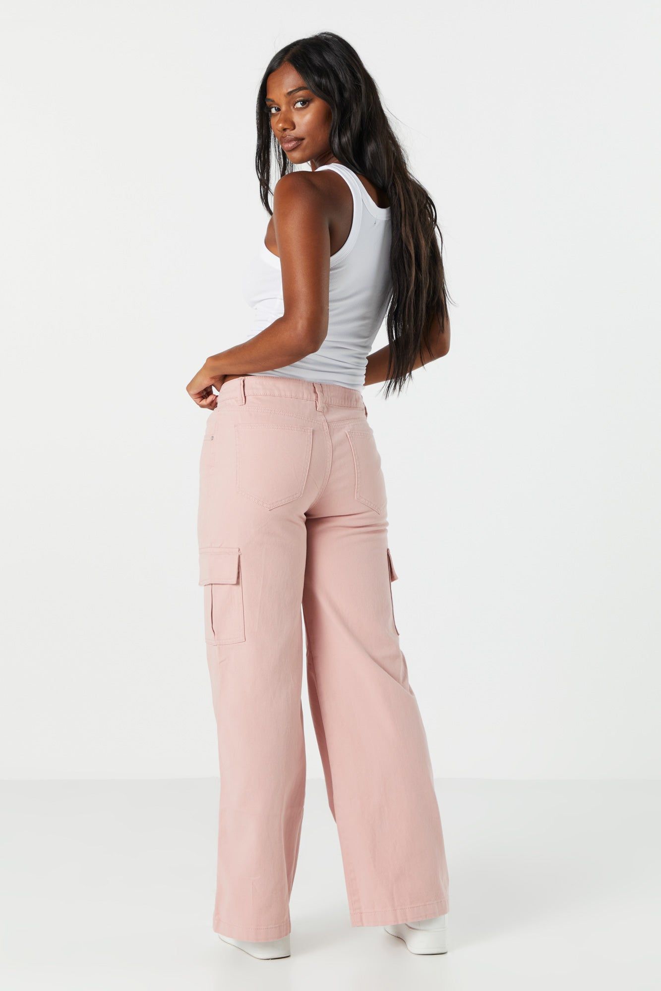 Jean en denim taureau cargo à jambe large sold by Urban Planet product image thumbnail 6