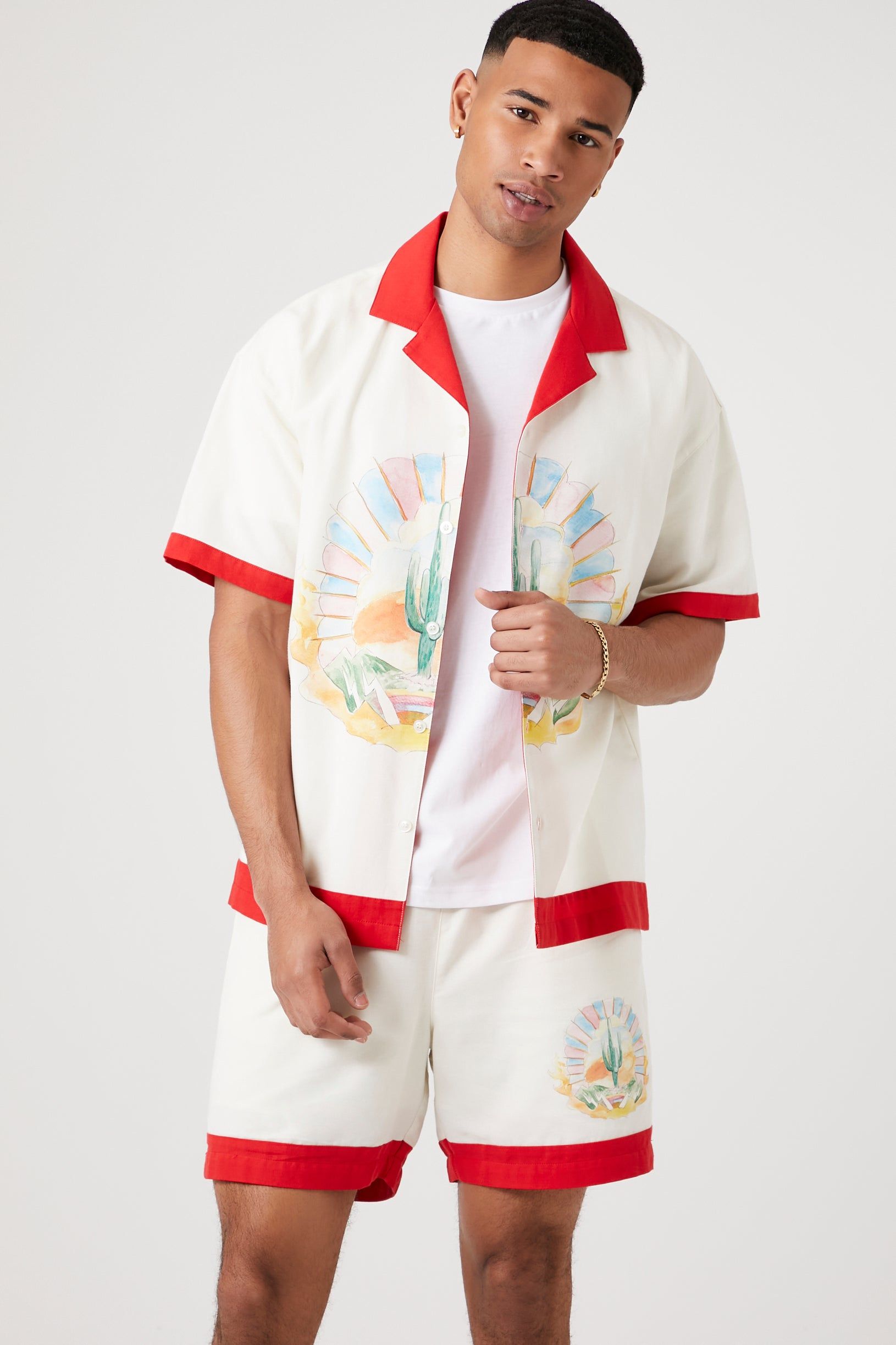 Desert Graphic Drawstring Short sold by Urban Planet