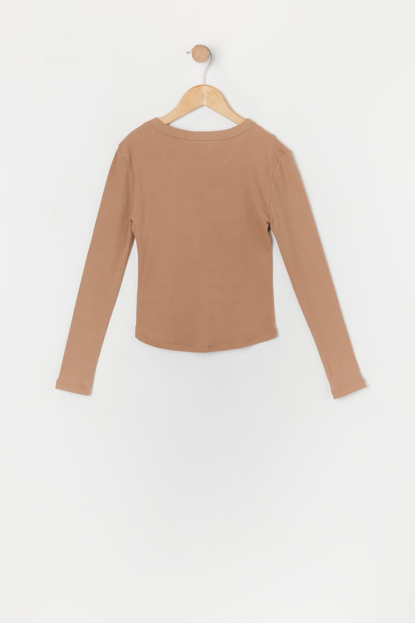 Haut Henley côtelé à manches longues pour fille sold by Urban Planet product image thumbnail 2