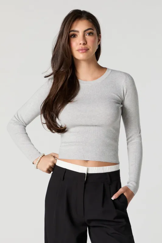 Ribbed Crewneck Sweater sold by Urban Planet