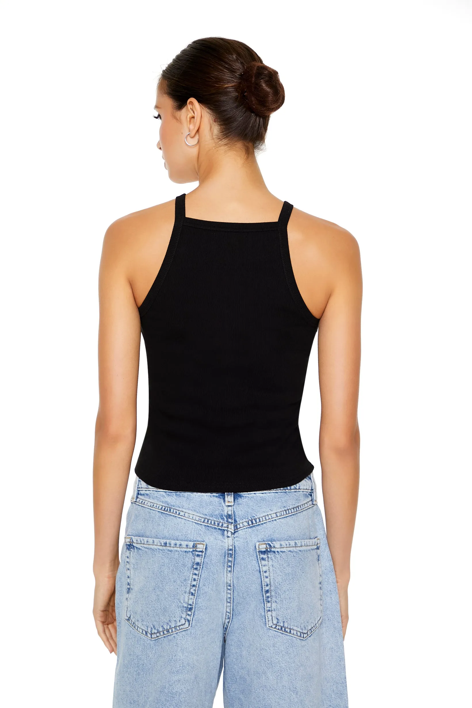 Camisole courte avec motif brodé Taurus sold by Urban Planet product image thumbnail 2