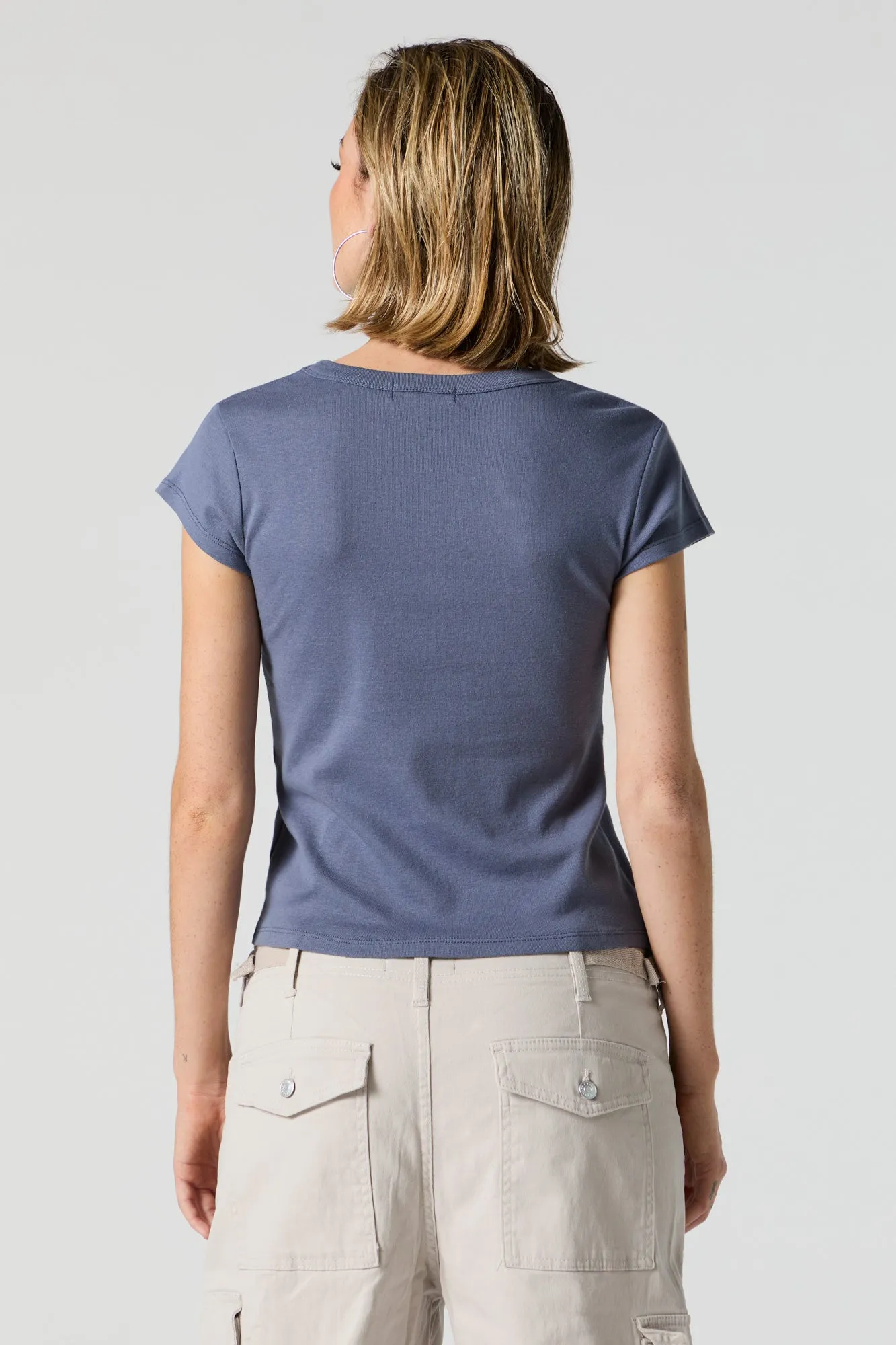 Denver Colorado Graphic Fitted T-Shirt sold by Urban Planet product image thumbnail 4