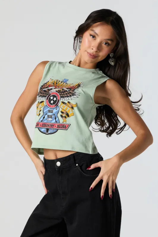 Nashville Music City Graphic Tank sold by Urban Planet