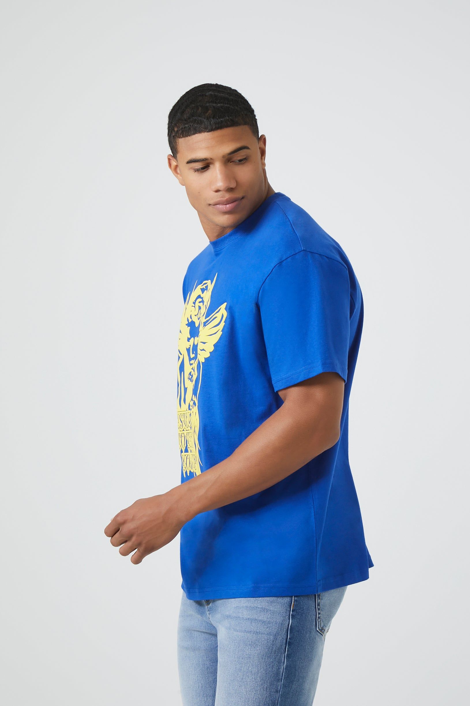 T-shirt à imprimé Listen To The Earth sold by Urban Planet product image thumbnail 3