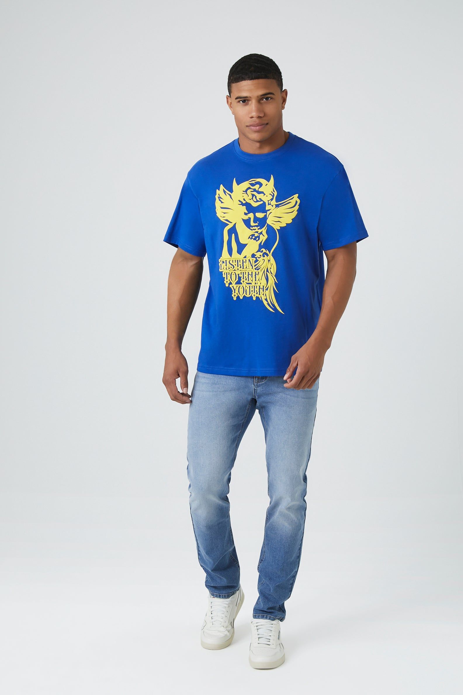 T-shirt à imprimé Listen To The Earth sold by Urban Planet product image thumbnail 4