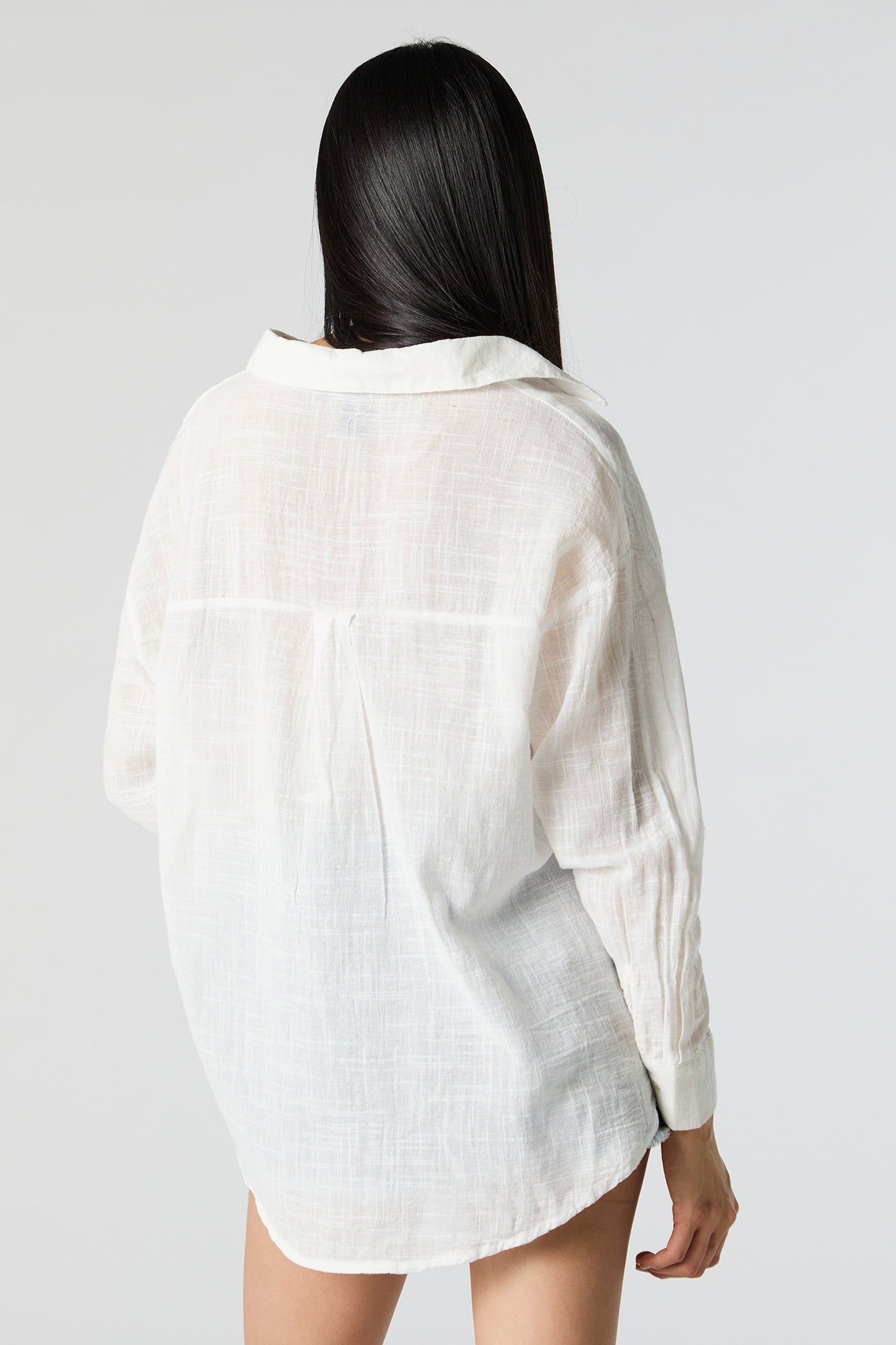 Haut boutonné surdimensionné texturé sold by Urban Planet product image thumbnail 2