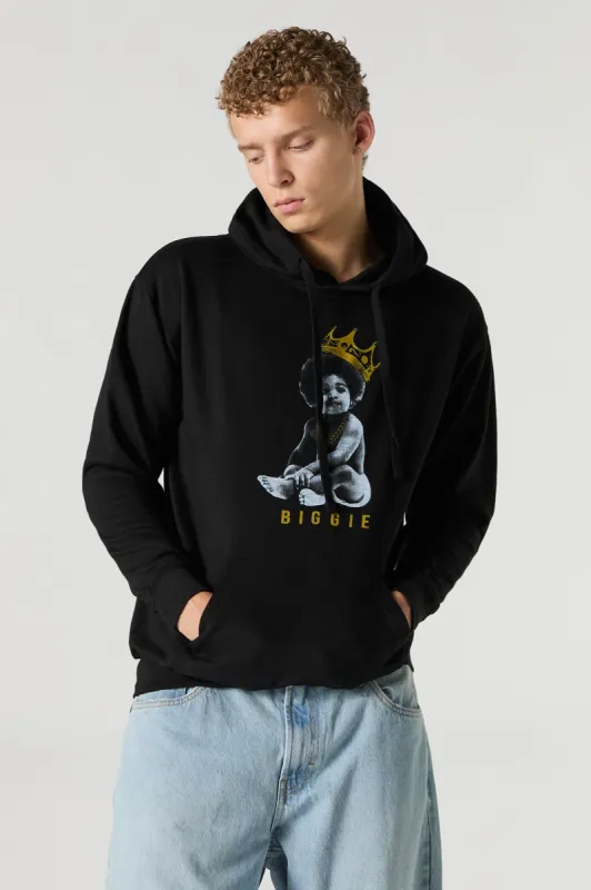 Biggie Smalls Graphic Fleece Hoodie sold by Urban Planet