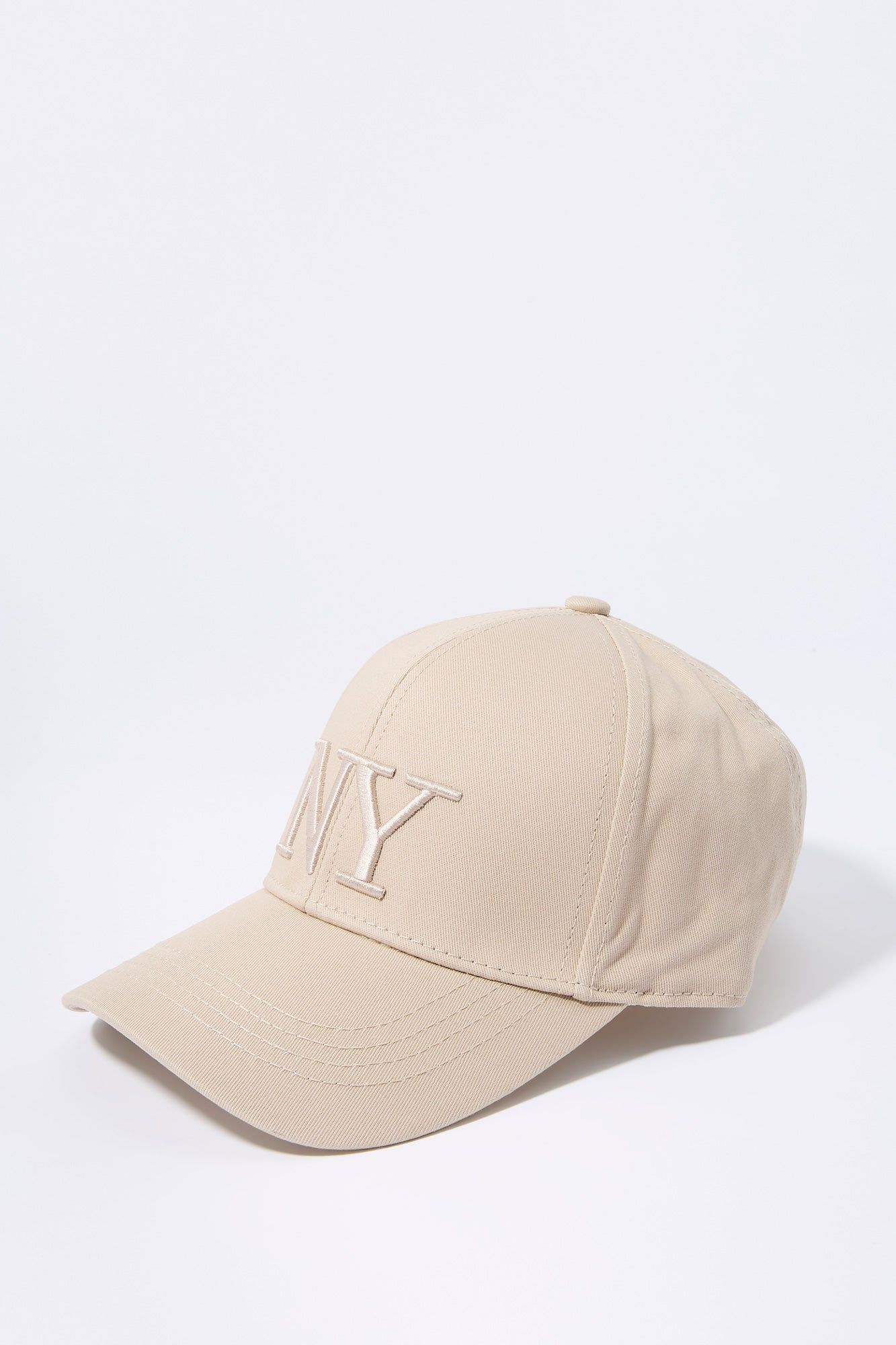 Beige NY Embroidered Baseball Hat sold by Urban Planet product image thumbnail 2