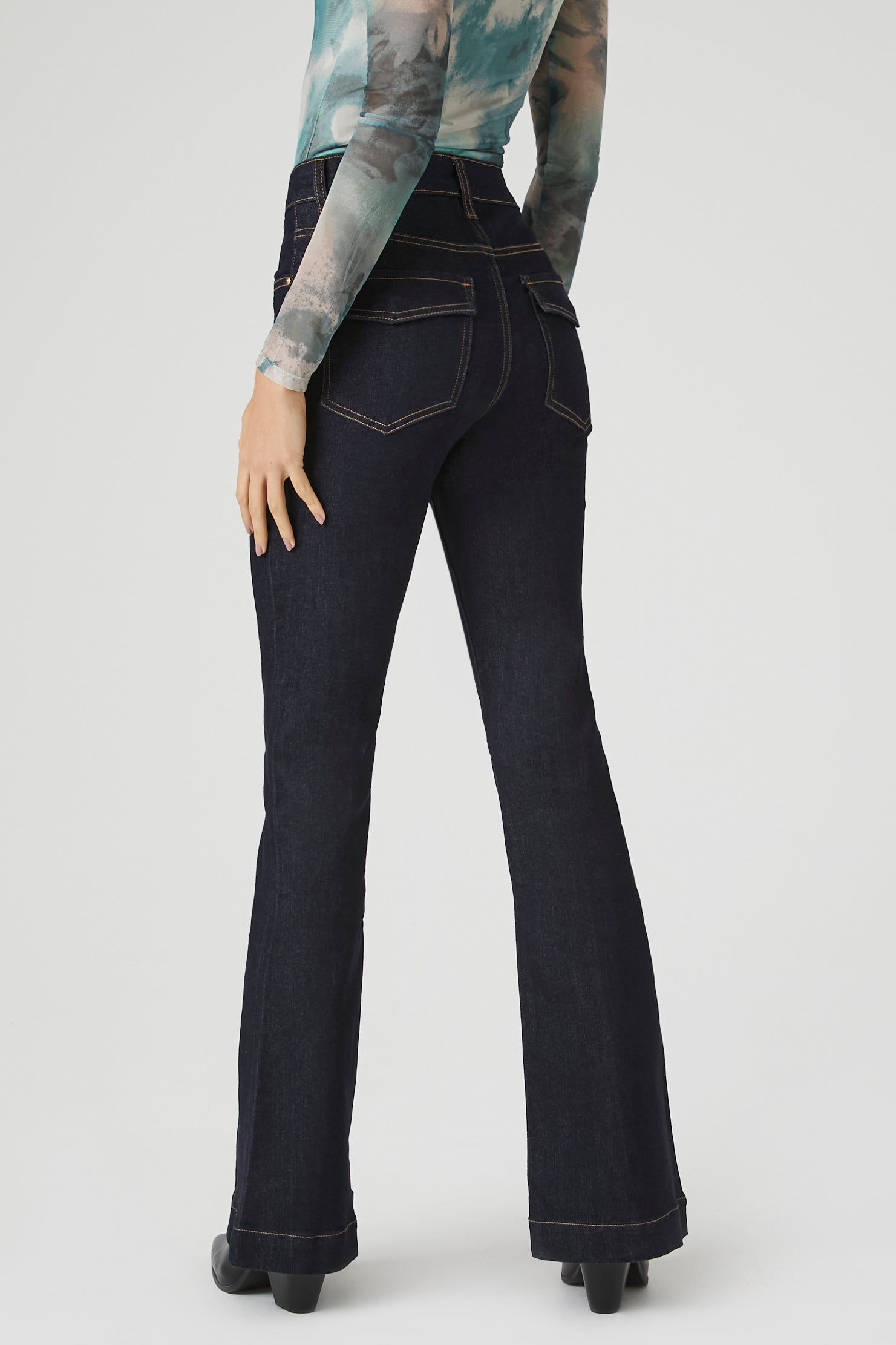 High Rise Flare Jean sold by Urban Planet product image thumbnail 3
