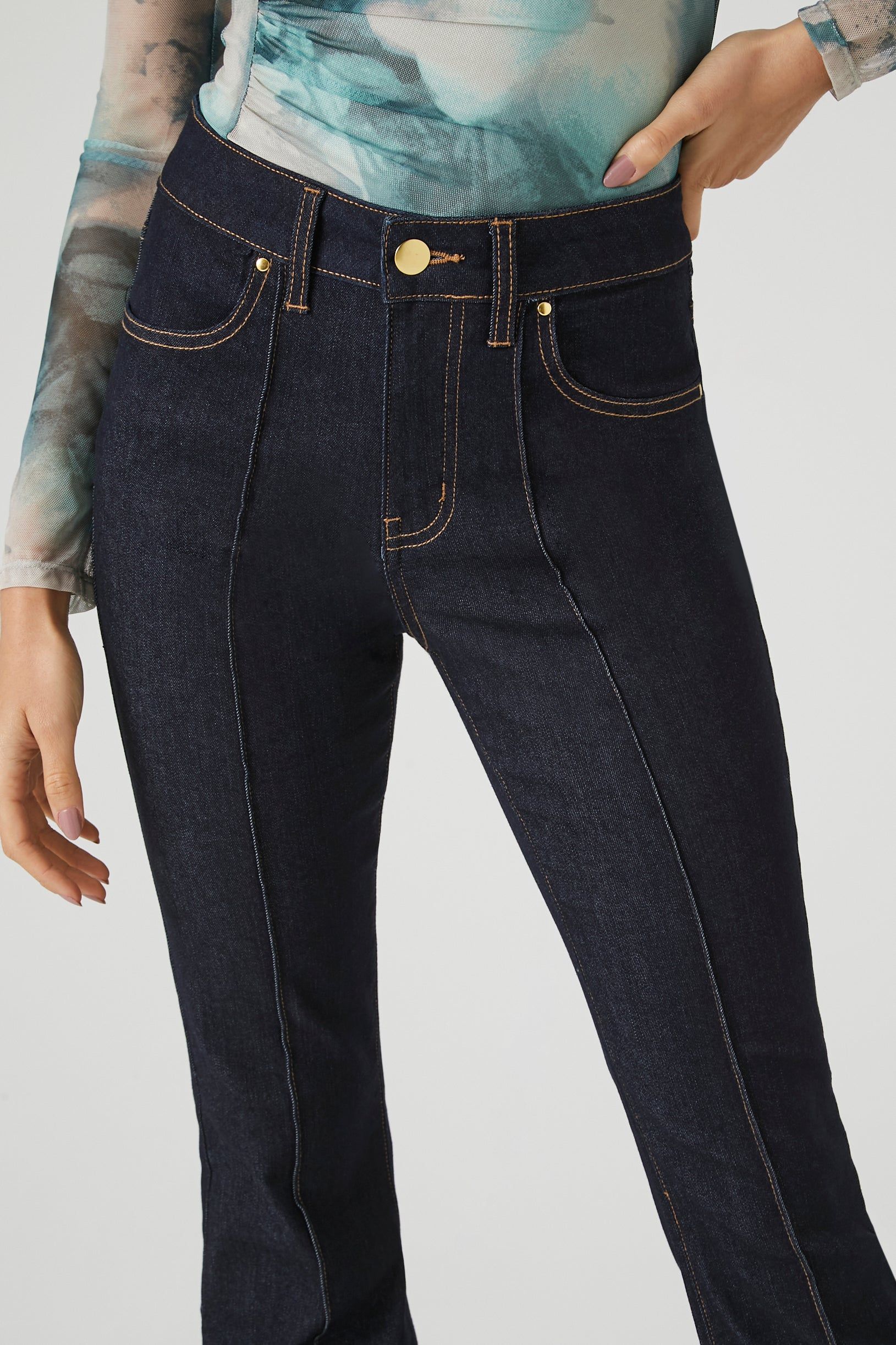 High Rise Flare Jean sold by Urban Planet product image thumbnail 5
