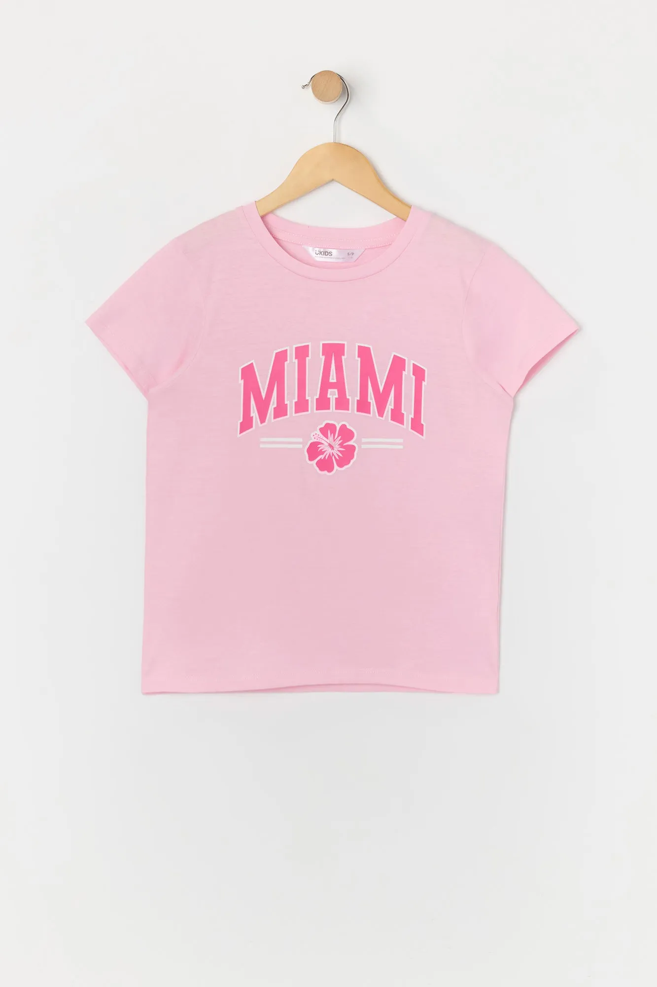 T-shirt à imprimé Miami pour fille sold by Urban Planet