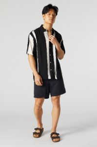 Black Drawstring Swim Short sold by Urban Planet