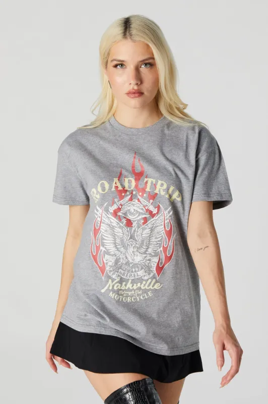 Road Trip Graphic Oversized T-Shirt sold by Urban Planet