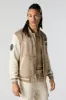 New York Faux Suede Varsity Jacket sold by Urban Planet
