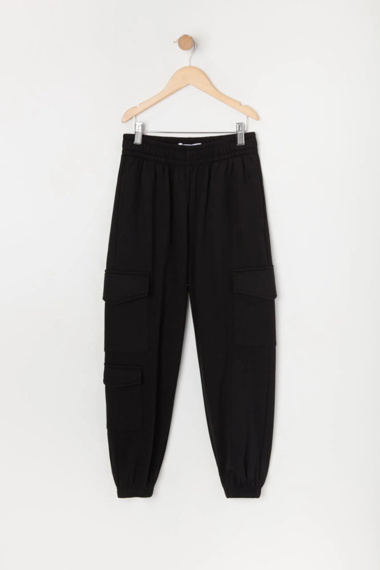 Girls Fleece Cargo Jogger sold by Urban Planet