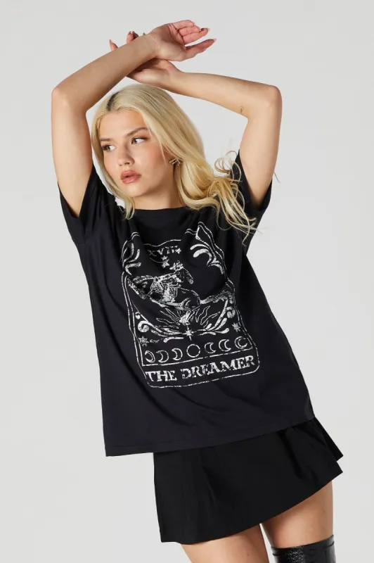 The Dreamer Graphic Oversized T-Shirt sold by Urban Planet