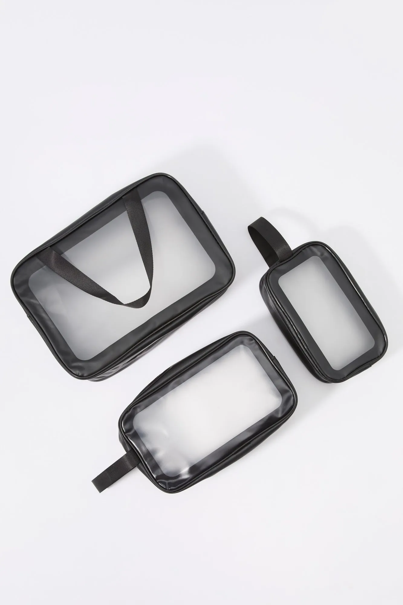 Clear Makeup Bag Set (3 Pcs) sold by Urban Planet product image thumbnail 4