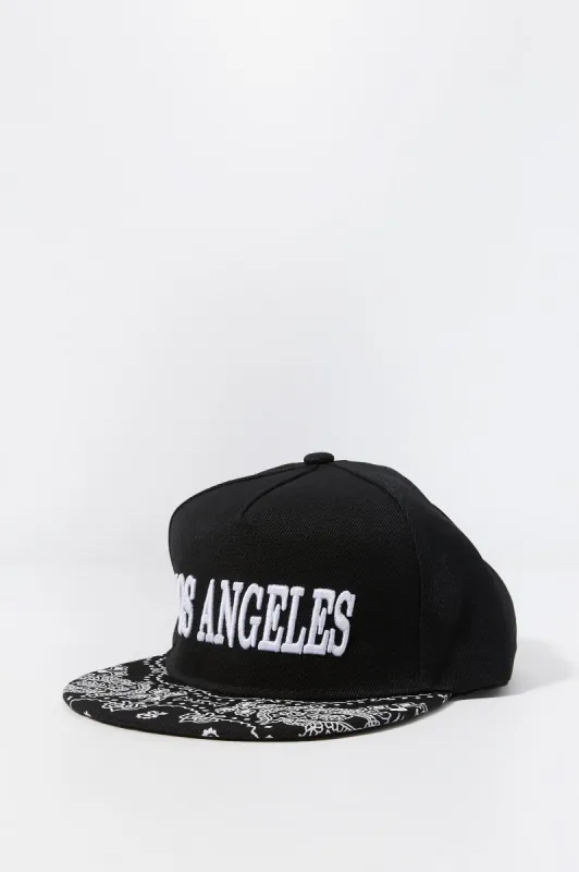 Los Angeles Embroidered Snapback Hat sold by Urban Planet