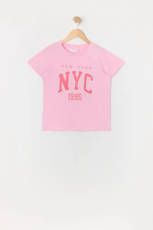 Girls NYC Graphic T-Shirt sold by Urban Planet