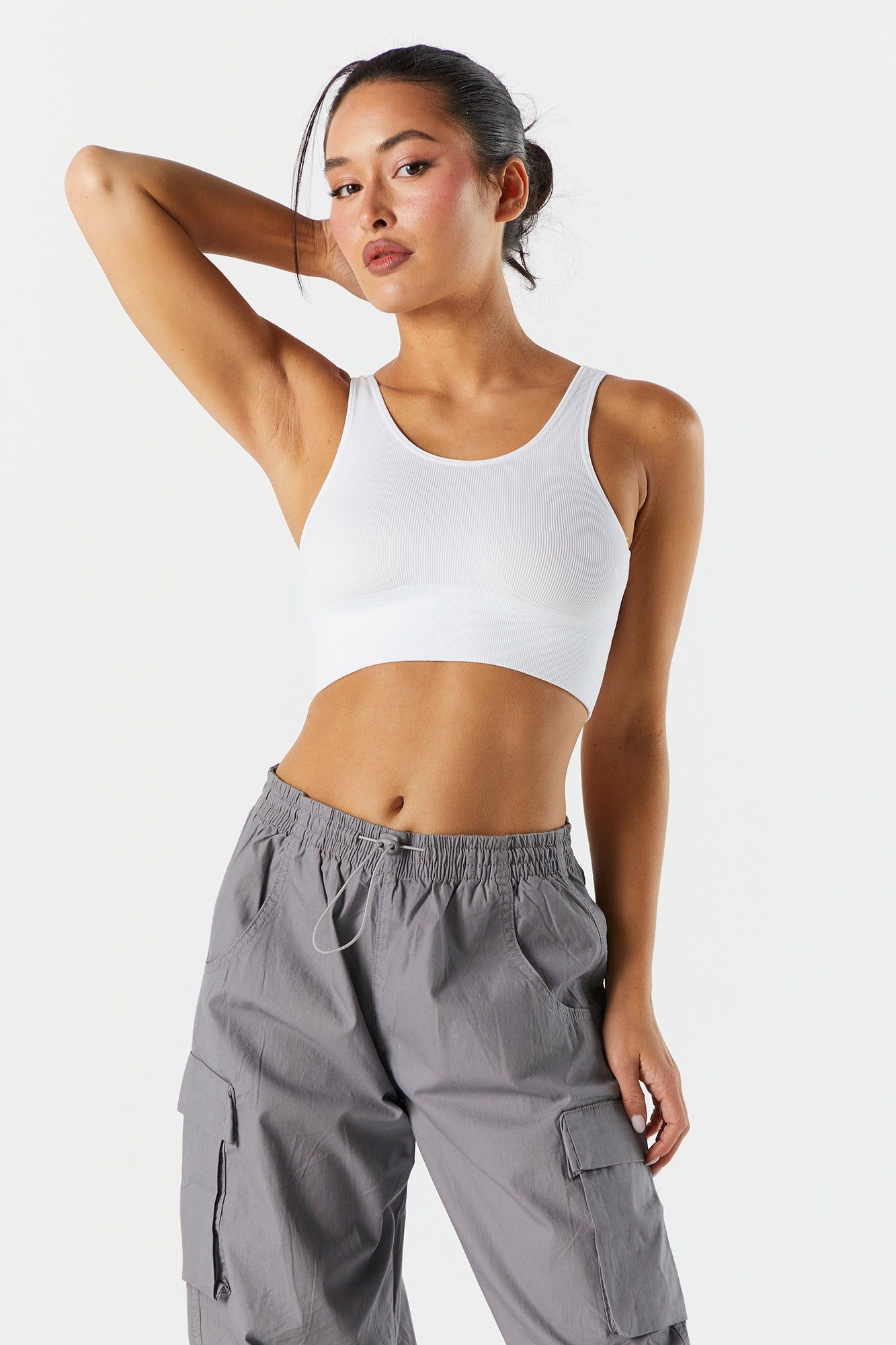 Soutien-gorge de sport côtelé sans couture sold by Urban Planet product image thumbnail 7