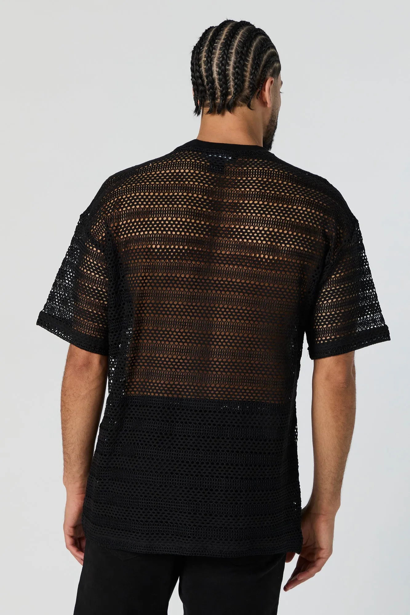 Crochet Crewneck T-Shirt sold by Urban Planet product image thumbnail 5