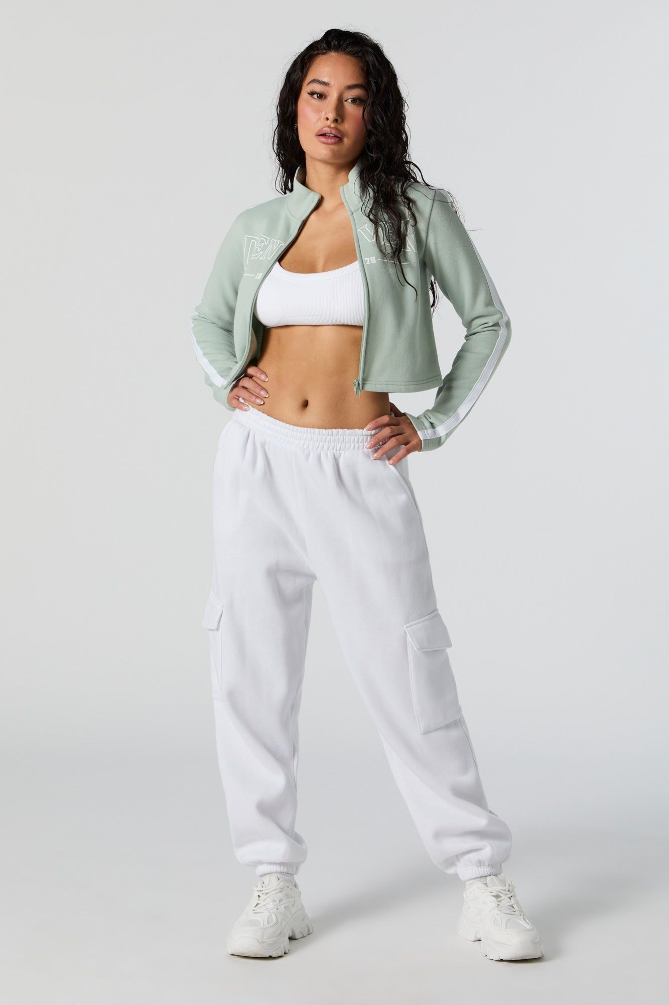 Denver Graphic Zip-Up Sweatshirt sold by Urban Planet product image thumbnail 3