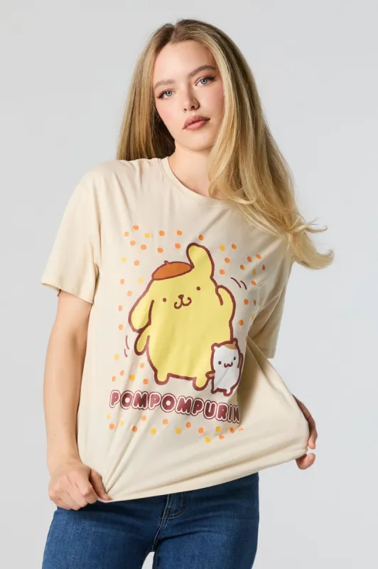 PomPomPurin Graphic Boyfriend T-Shirt sold by Urban Planet