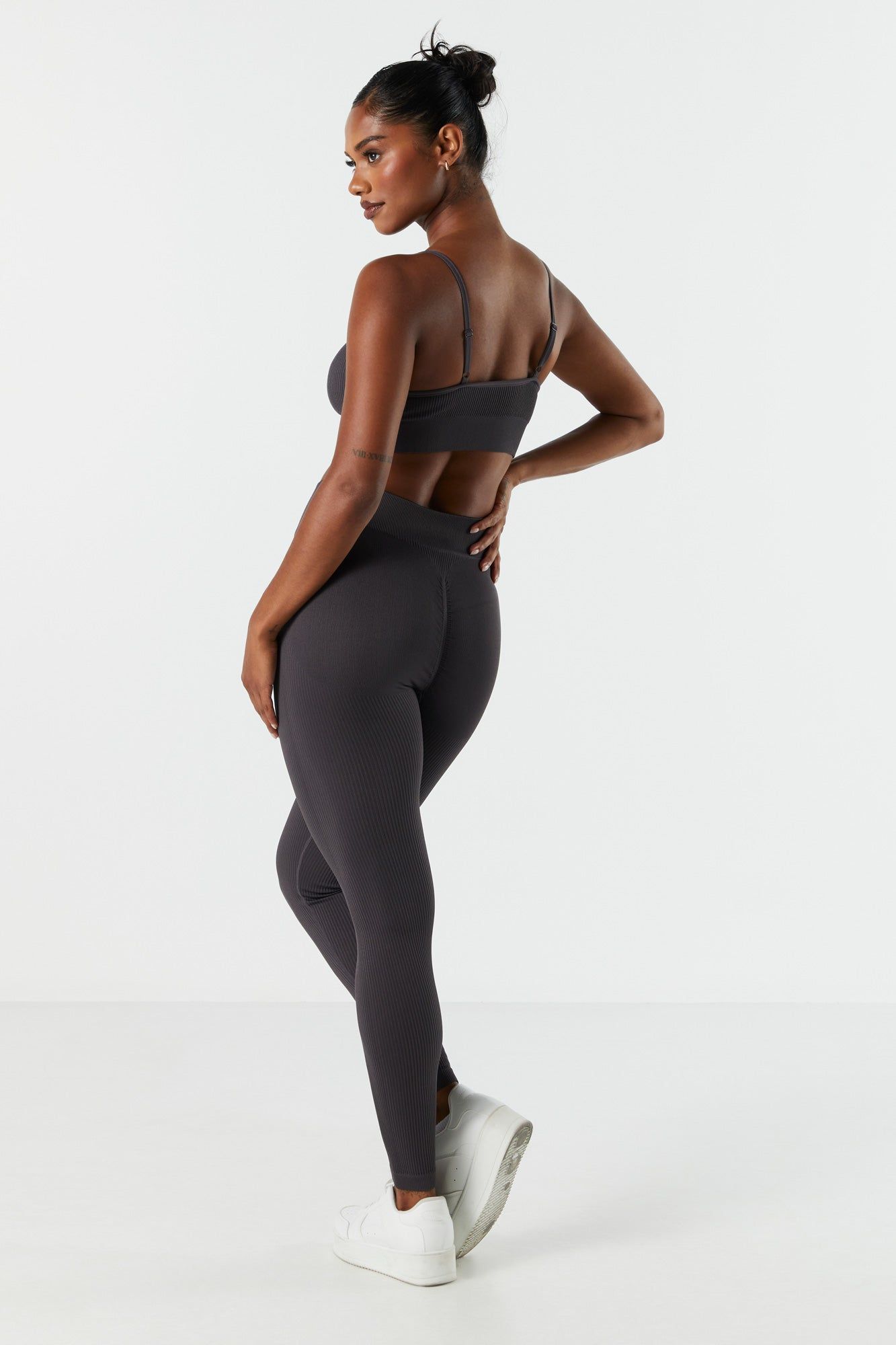 Legging Sommer Ray Active côtelé sans couture sold by Urban Planet product image thumbnail 3