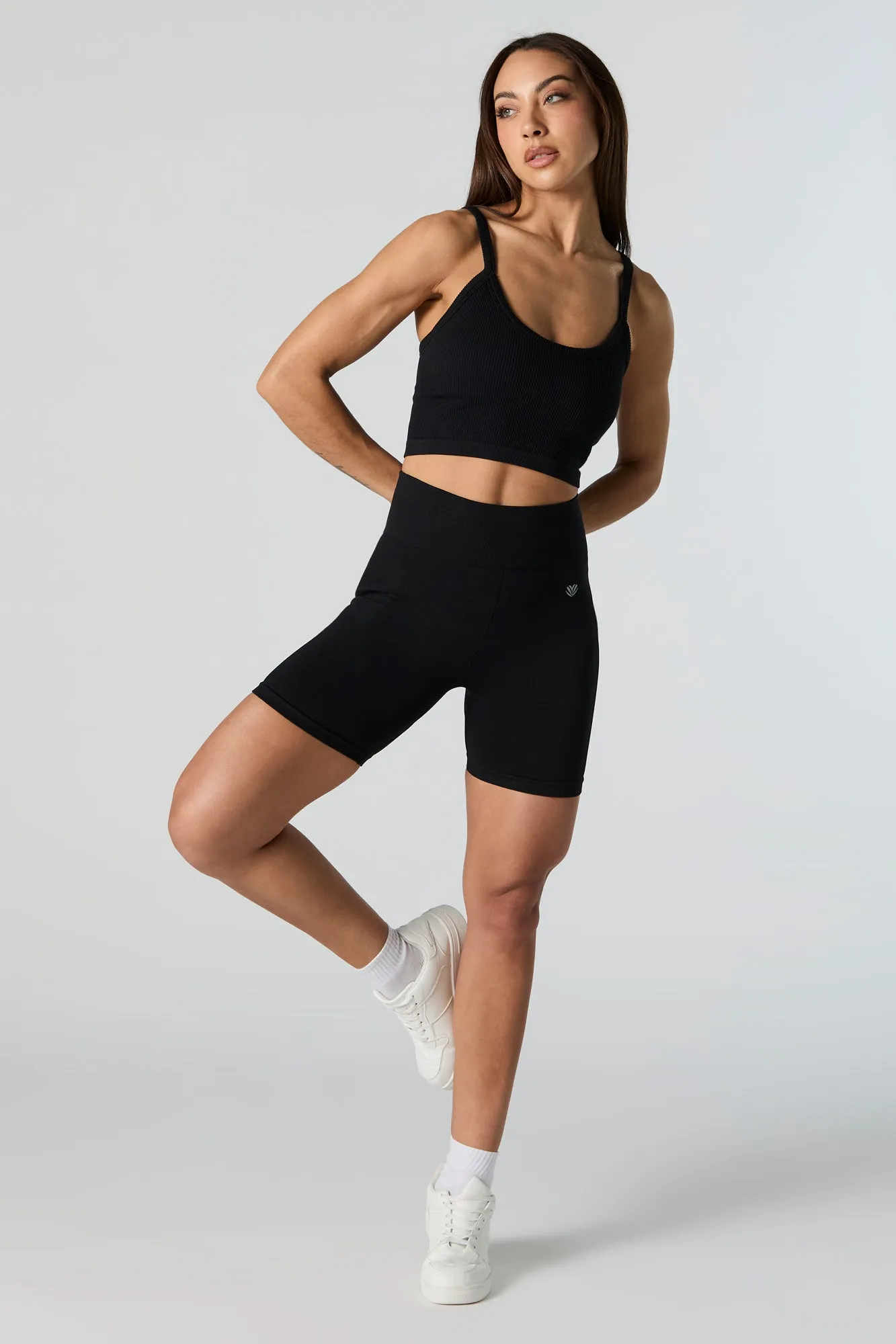 Short de cycliste Active sans couture cintré au dos sold by Urban Planet product image thumbnail 3