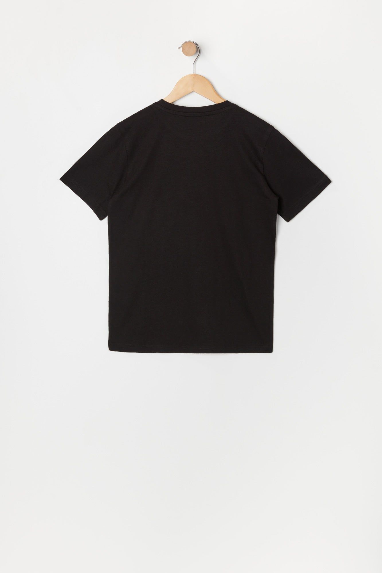 Boys Black & White Basic Crew Neck T-Shirt (2 Pack) sold by Urban Planet product image thumbnail 2