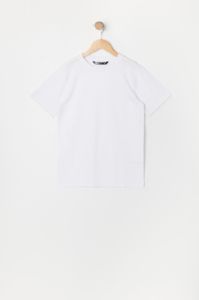 Boys Black & White Basic Crew Neck T-Shirt (2 Pack) sold by Urban Planet