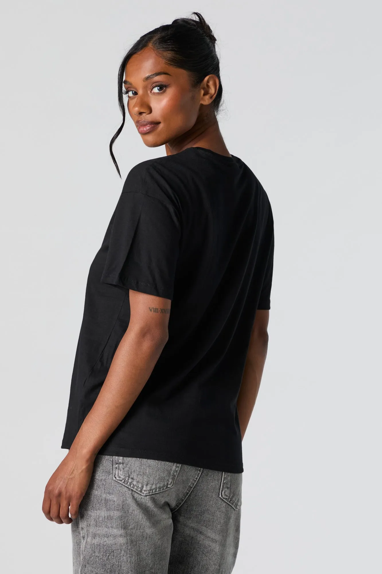 Probably Late Graphic Boyfriend T-Shirt sold by Urban Planet product image thumbnail 3