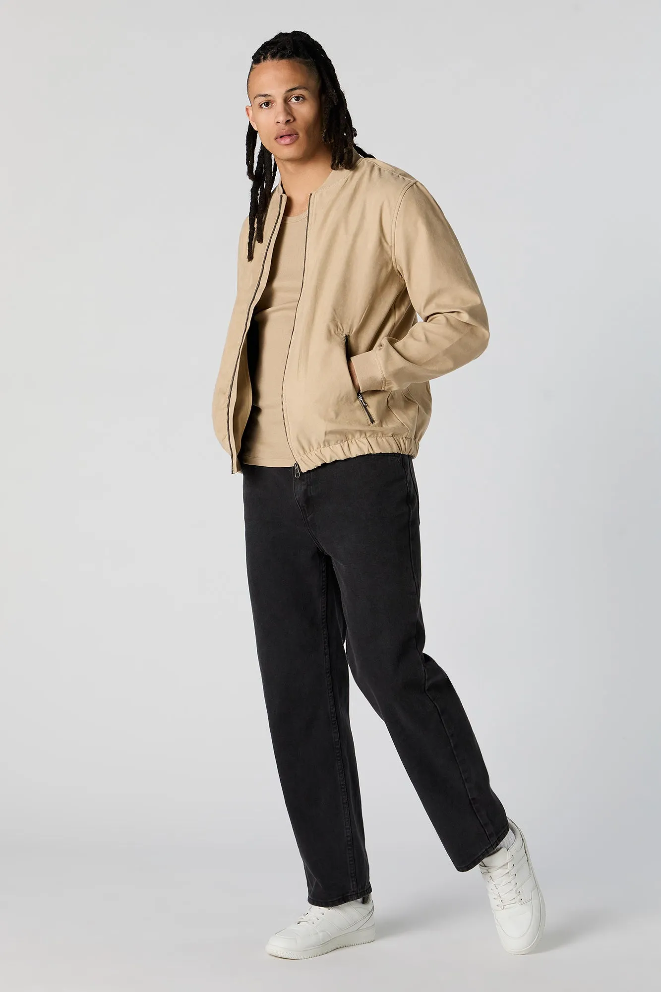 Blouson aviateur en similisuède sold by Urban Planet product image thumbnail 3