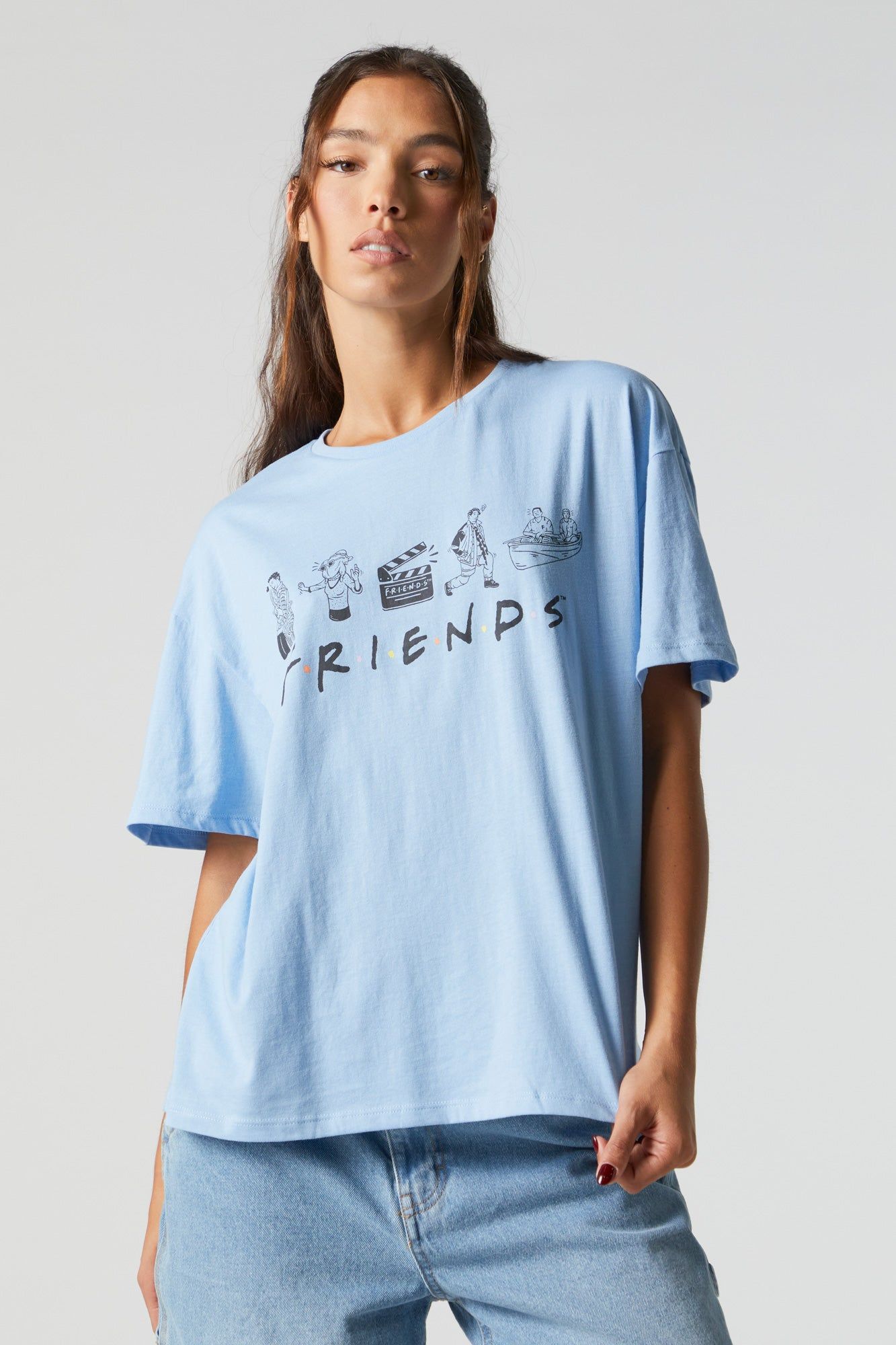 Friends Graphic Boyfriend T-Shirt sold by Urban Planet