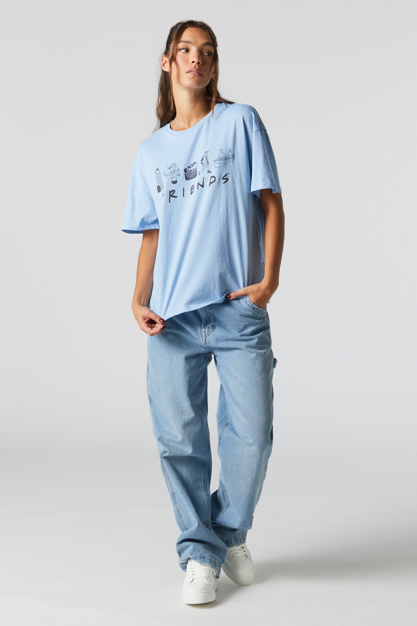 Friends Graphic Boyfriend T-Shirt sold by Urban Planet product image thumbnail 3