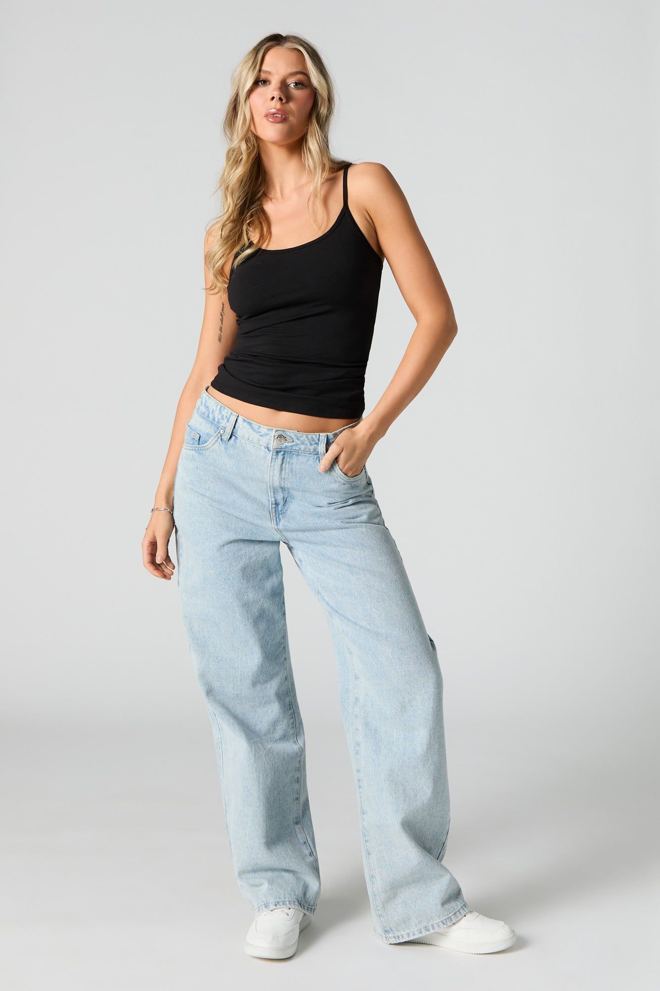 Scoop Neck Adjustable Tank sold by Urban Planet product image thumbnail 3