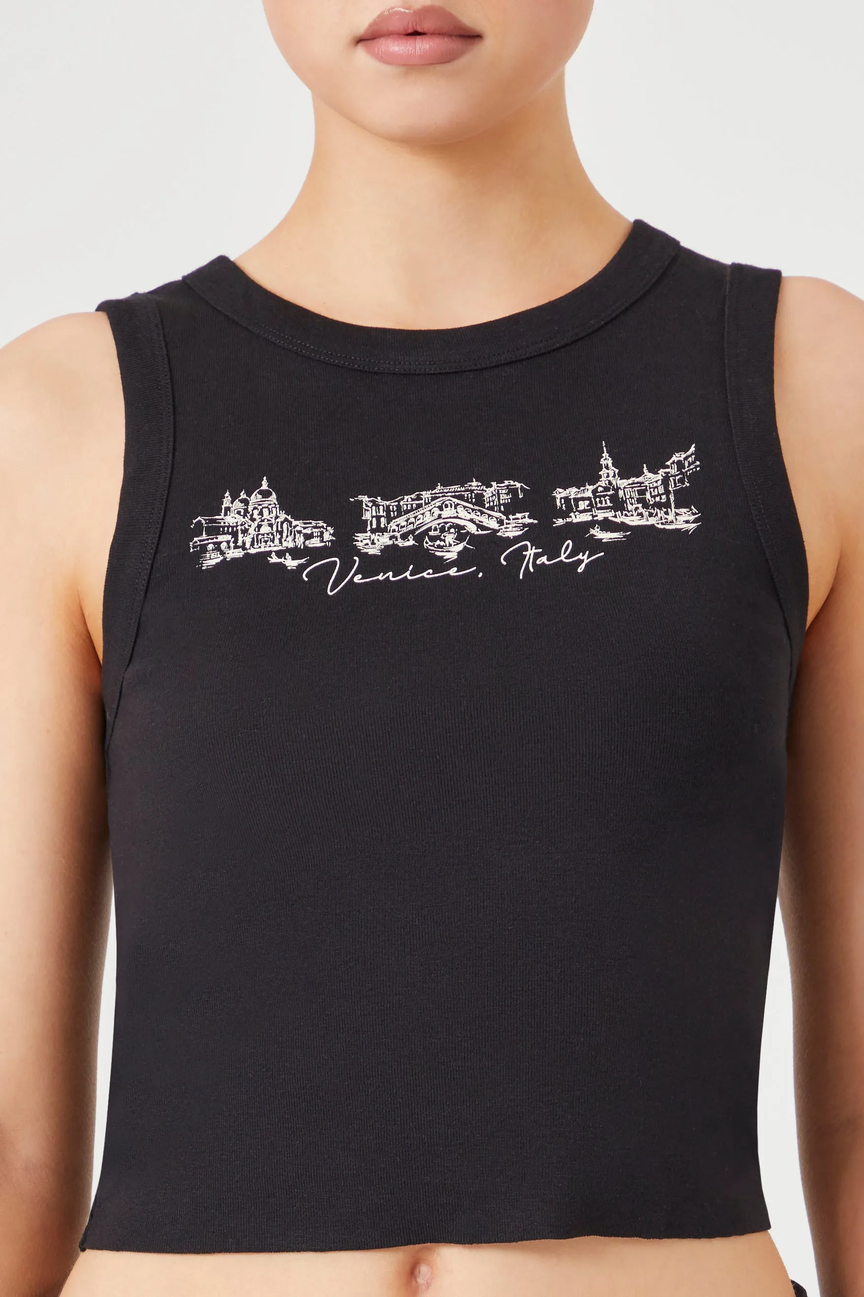 Débardeur côtelé à imprimé Venice sold by Urban Planet product image thumbnail 2