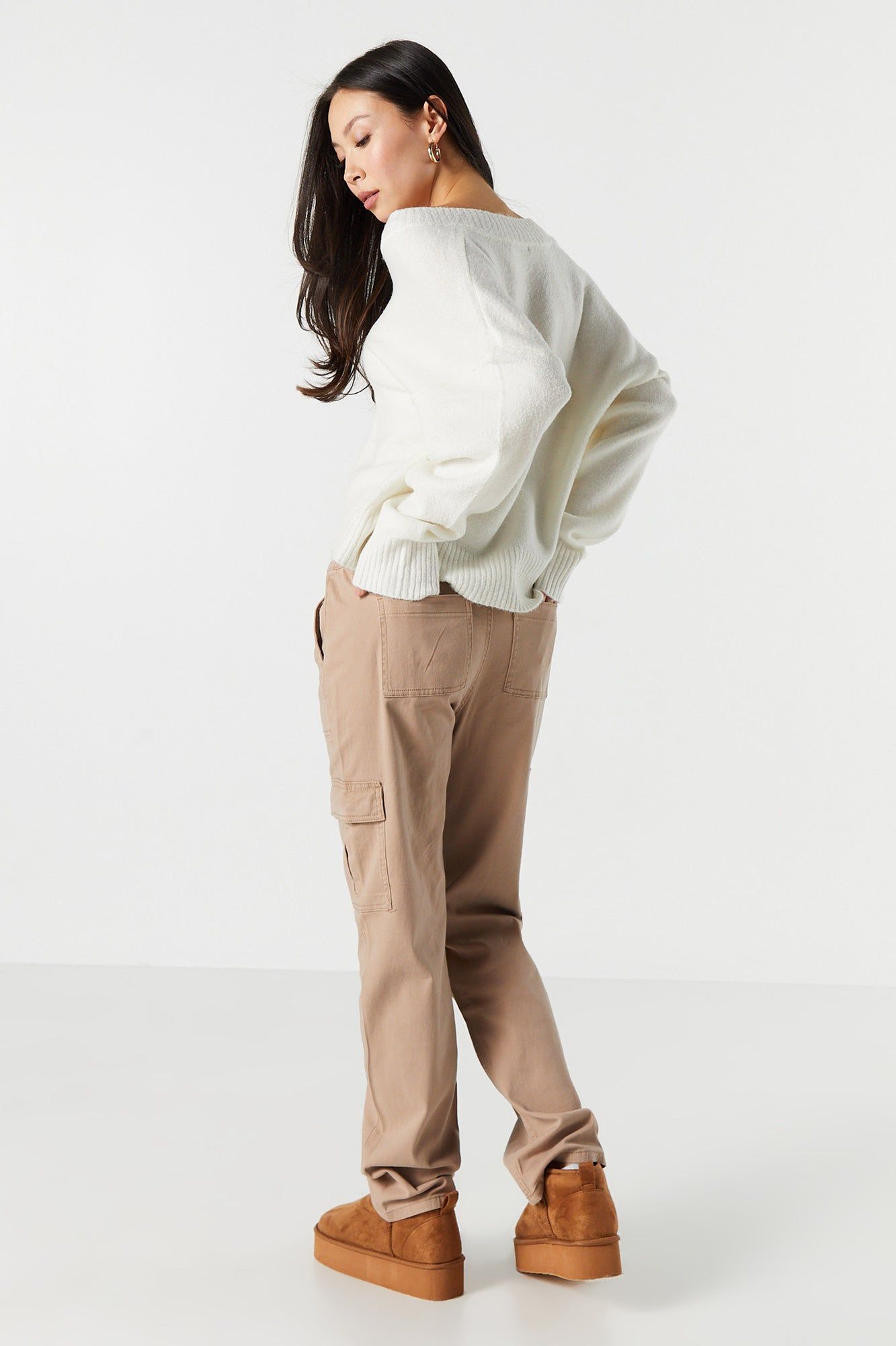 Straight Leg Cargo Pant sold by Urban Planet product image thumbnail 3