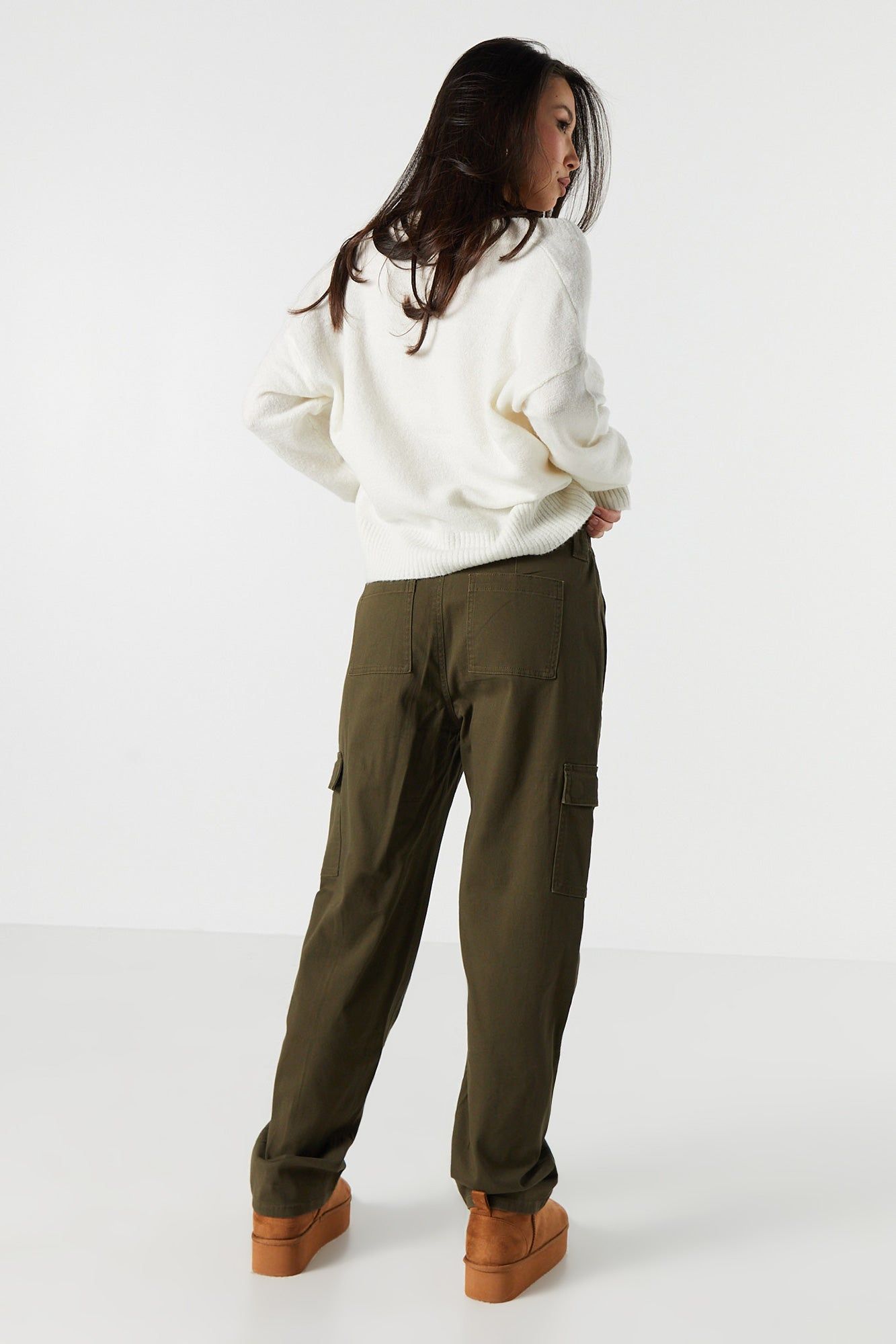 Straight Leg Cargo Pant sold by Urban Planet product image thumbnail 5