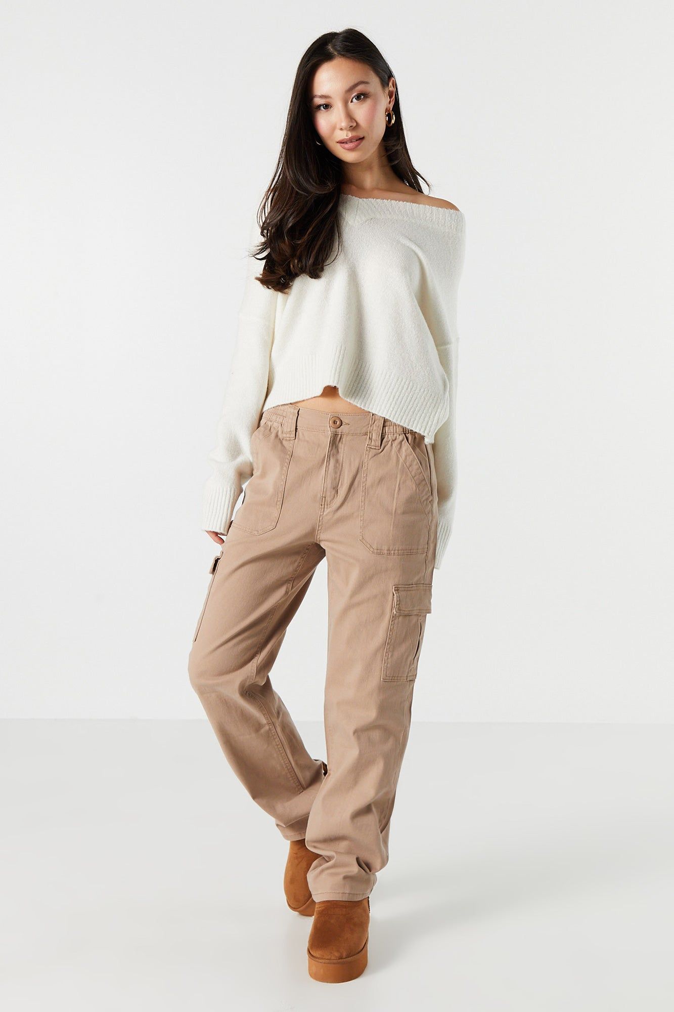 Straight Leg Cargo Pant sold by Urban Planet