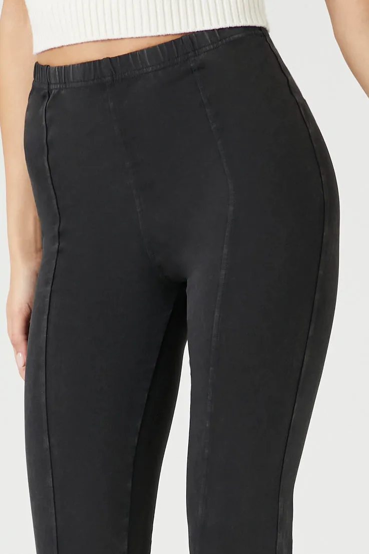 Pantalon mi-taille à jambe évasée avec surpiqûres sold by Urban Planet product image thumbnail 4