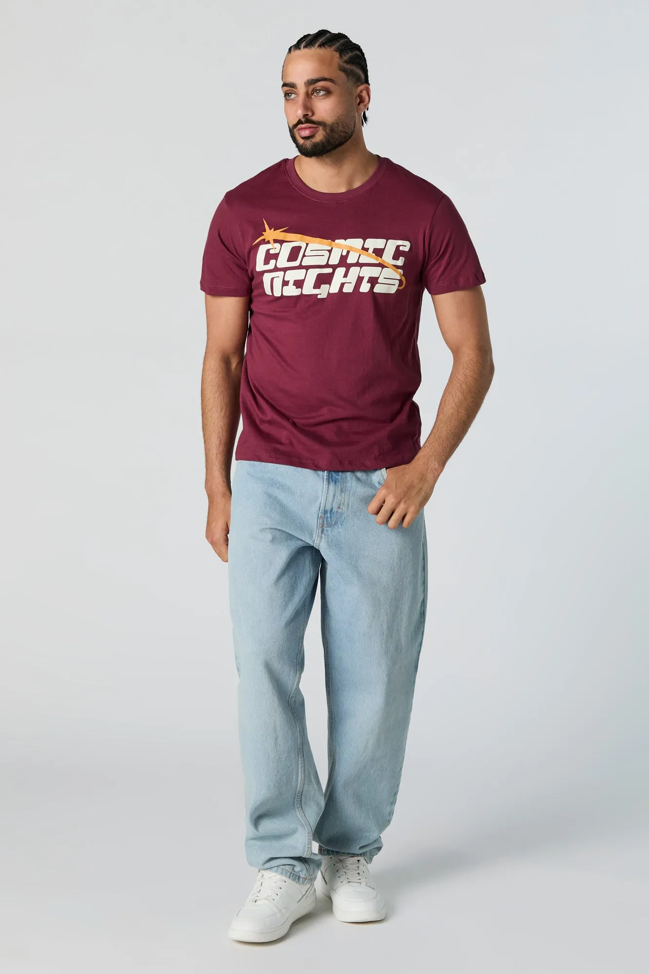 Cosmic Nights Graphic T-Shirt sold by Urban Planet product image thumbnail 2